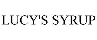 LUCY'S SYRUP