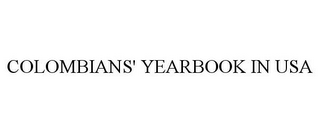COLOMBIANS' YEARBOOK IN USA