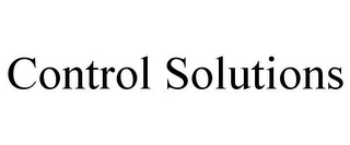 CONTROL SOLUTIONS