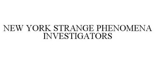 NEW YORK STRANGE PHENOMENA INVESTIGATORS