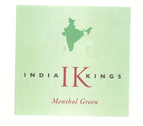 INDIA IK KINGS MENTHOL GREEN