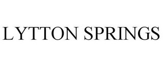 LYTTON SPRINGS