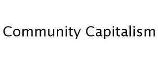 COMMUNITY CAPITALISM