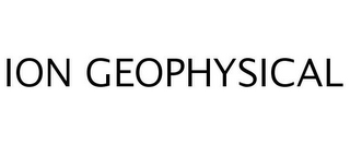 ION GEOPHYSICAL