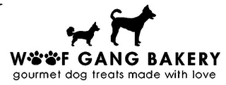 WOOF GANG BAKERY GOURMET DOG TREATS MADE WITH LOVE