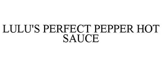 LULU'S PERFECT PEPPER HOT SAUCE
