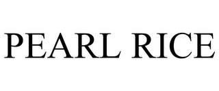 PEARL RICE