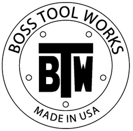 BTW BOSS TOOL WORKS MADE IN USA