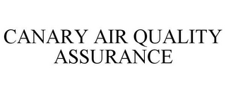CANARY AIR QUALITY ASSURANCE