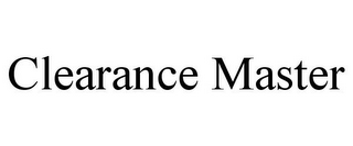 CLEARANCE MASTER