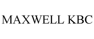 MAXWELL KBC