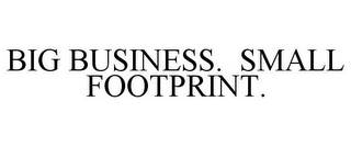 BIG BUSINESS. SMALL FOOTPRINT.