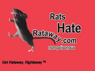 RATS HATE RATAWAY.COM, NON-POISONOUS, GET RATAWAY, RIGHTAWAY