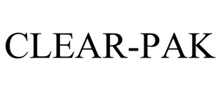 CLEAR-PAK