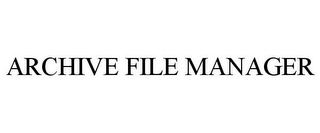 ARCHIVE FILE MANAGER