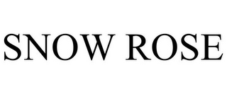 SNOW ROSE