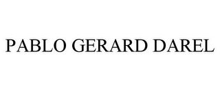 PABLO GERARD DAREL