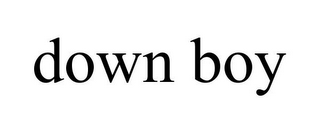 DOWN BOY