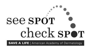 SEE SPOT CHECK SPOT SAVE A LIFE AMERICAN ACADEMY OF DERMATOLOGY