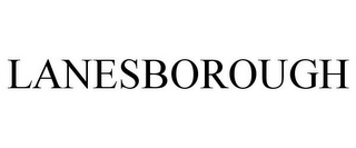 LANESBOROUGH