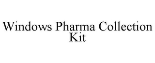 WINDOWS PHARMA COLLECTION KIT