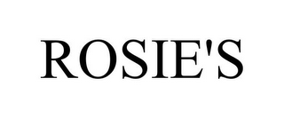ROSIE'S