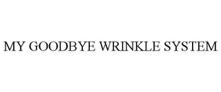 MY GOODBYE WRINKLE SYSTEM