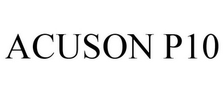 ACUSON P10