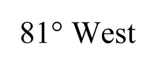 81° WEST