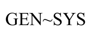 GEN~SYS