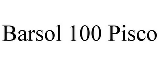 BARSOL 100 PISCO