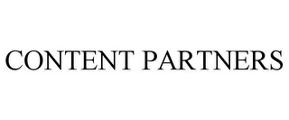 CONTENT PARTNERS