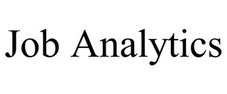 JOB ANALYTICS