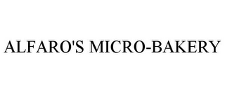 ALFARO'S MICRO-BAKERY
