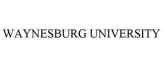 WAYNESBURG UNIVERSITY