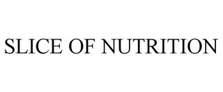 SLICE OF NUTRITION
