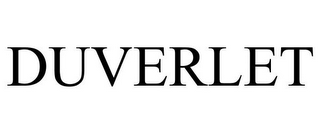DUVERLET