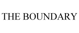 THE BOUNDARY