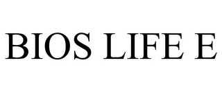 BIOS LIFE E