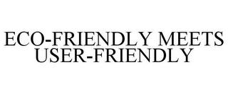 ECO-FRIENDLY MEETS USER-FRIENDLY