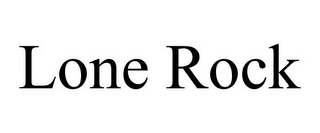 LONE ROCK