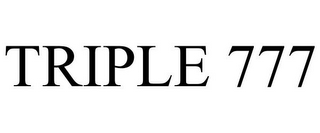 TRIPLE 777
