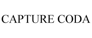 CAPTURE CODA