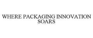 WHERE PACKAGING INNOVATION SOARS
