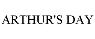 ARTHUR'S DAY