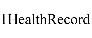 1HEALTHRECORD