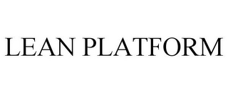 LEAN PLATFORM