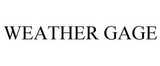 WEATHER GAGE