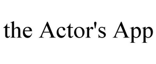 THE ACTOR'S APP