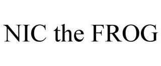 NIC THE FROG